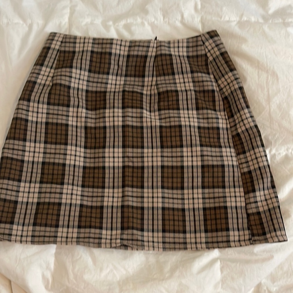 Checkered skirt